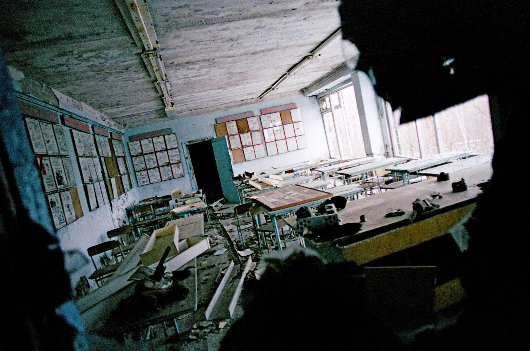 School class room, Prypiat, Ukraine.