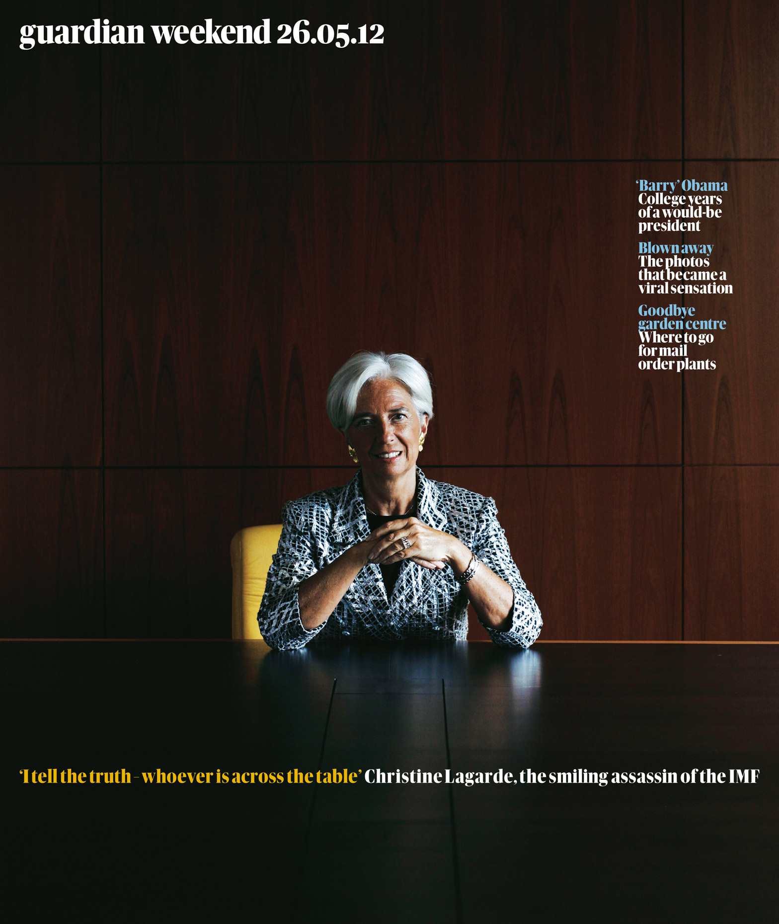 Christine Lagarde - F.M.I. | The Guardian Week End Magazine